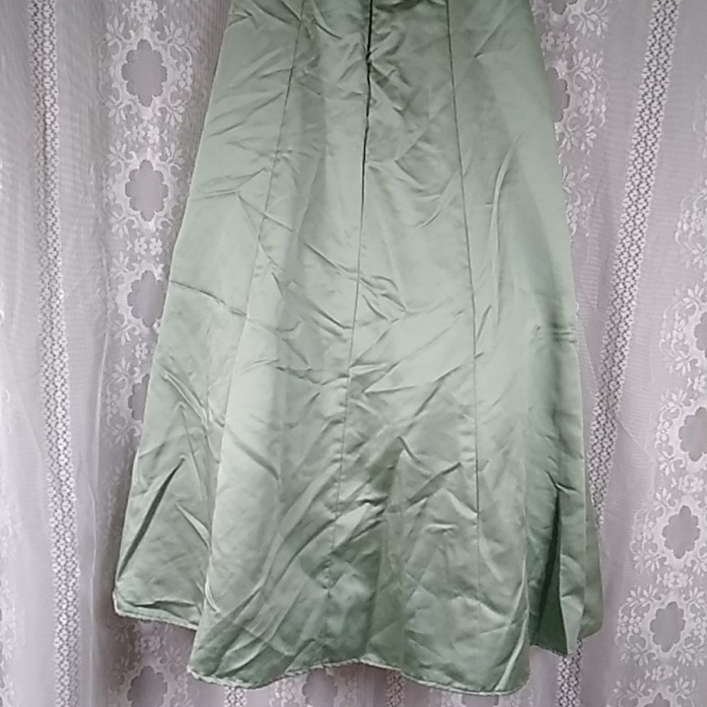 SAGE GREEN DAVID'S BRAND DRESS SIZE 2 - Picture 7 of 16